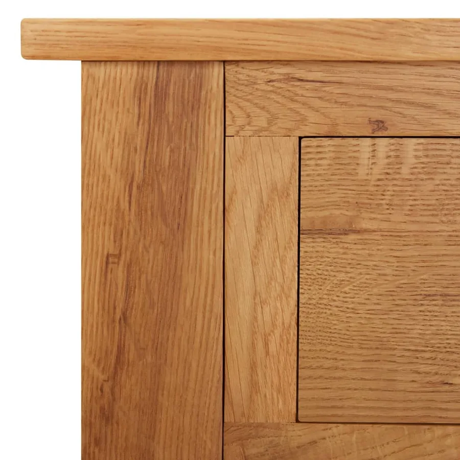 Coiffeuse 110x40x75 cm Bois de chêne massif - 7