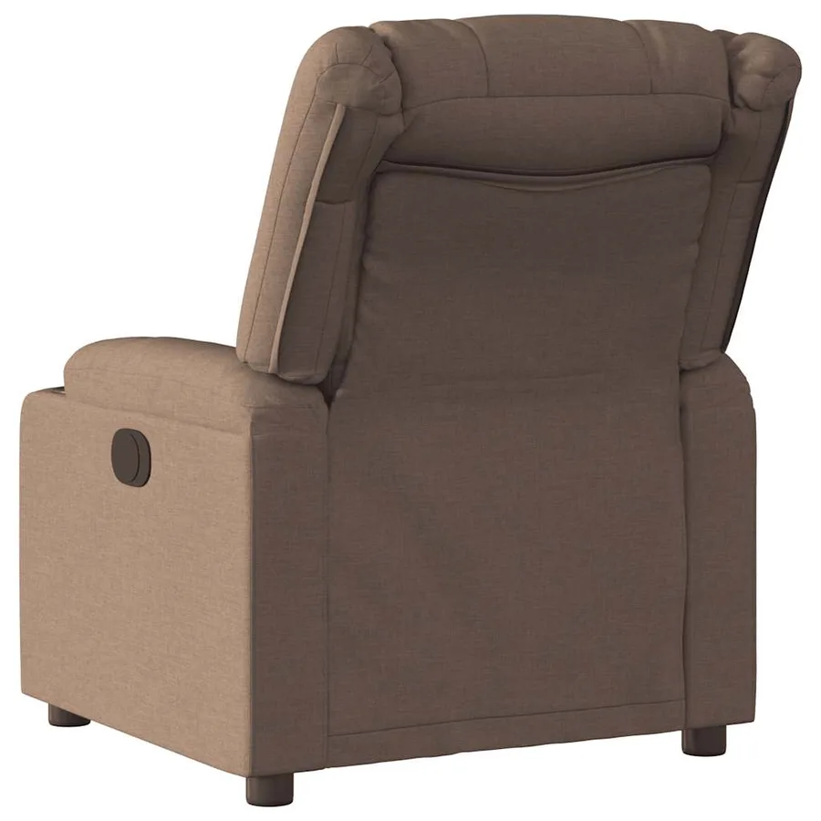 Fauteuil inclinable Marron Tissu - 5