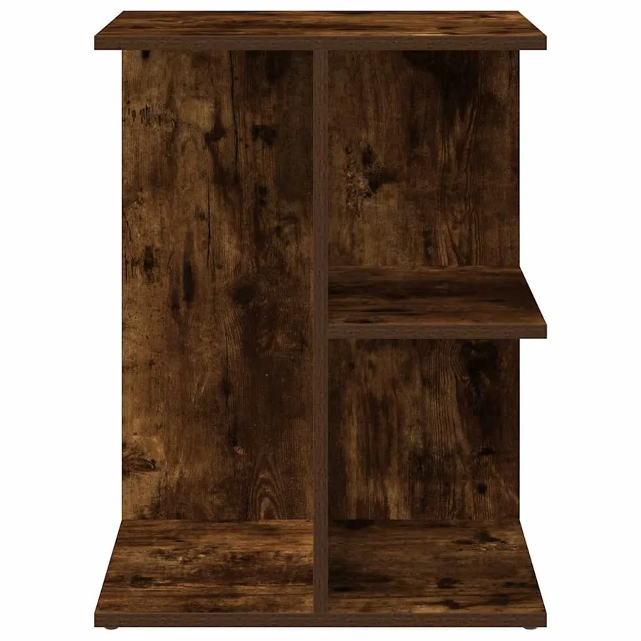 Tables de chevet 2pcs chêne fumé 46,5x29x61cm bois d’ingénierie - 5