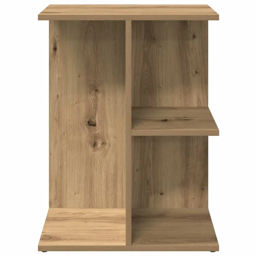 Tables de chevet 2 pcs chêne artisanal bois d'ingénierie - 4