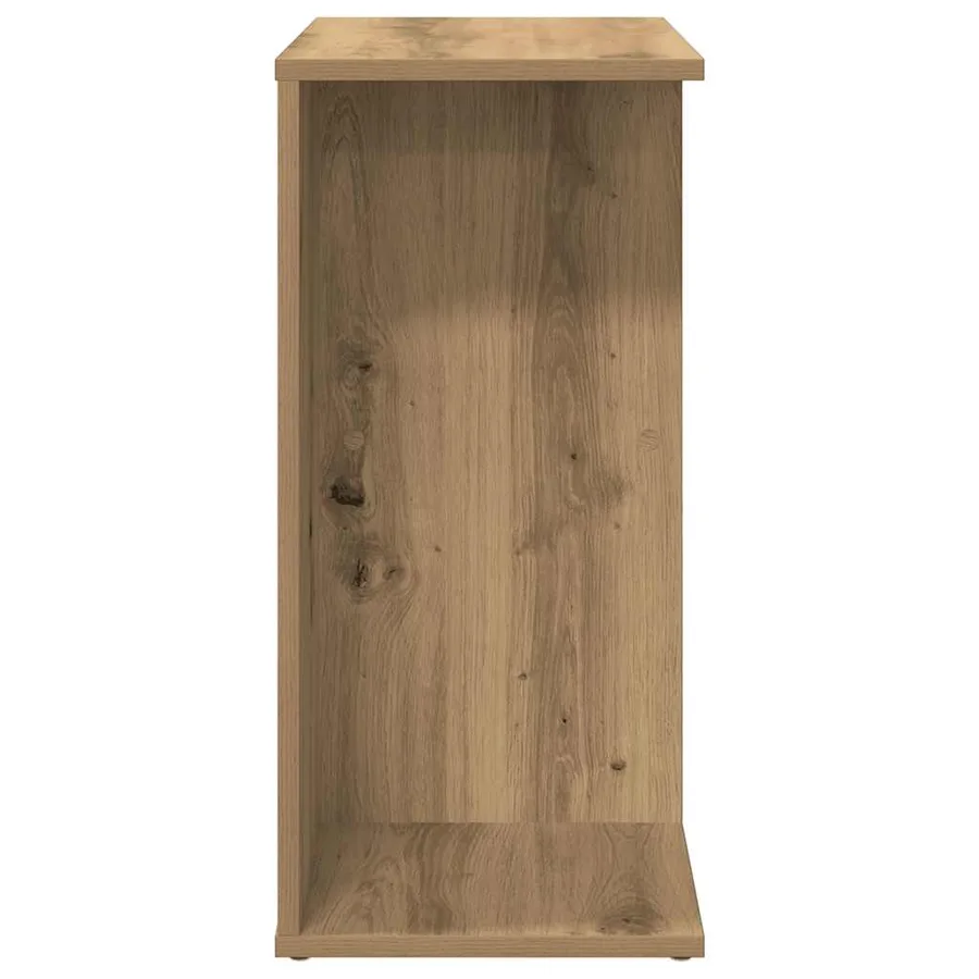 Tables de chevet 2 pcs chêne artisanal bois d'ingénierie - 6