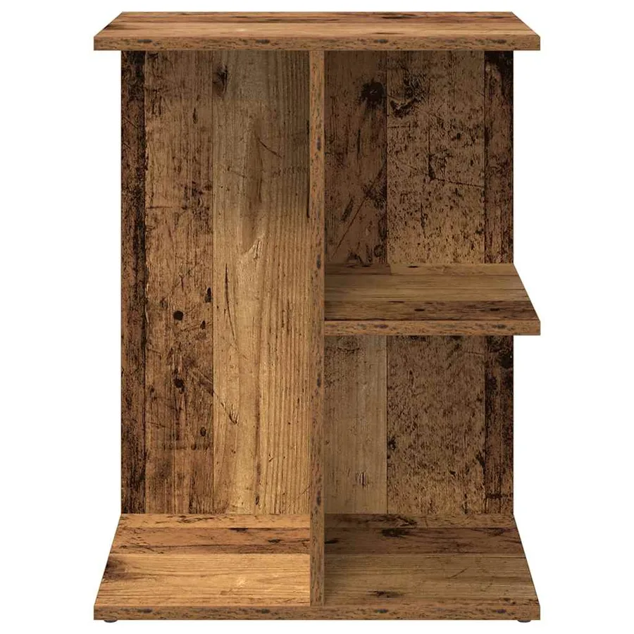 Tables de chevet 2 pcs vieux bois 46,5x29x61 cm bois ingénierie - 4