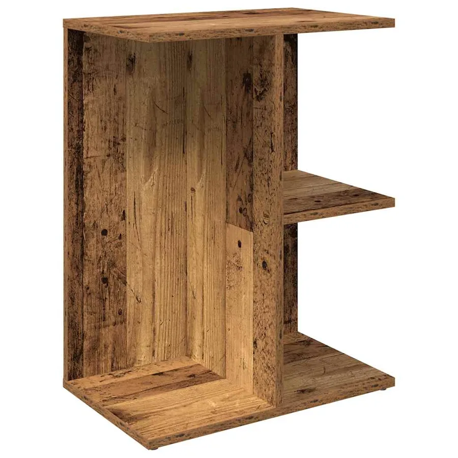 Tables de chevet 2 pcs vieux bois 46,5x29x61 cm bois ingénierie - 5