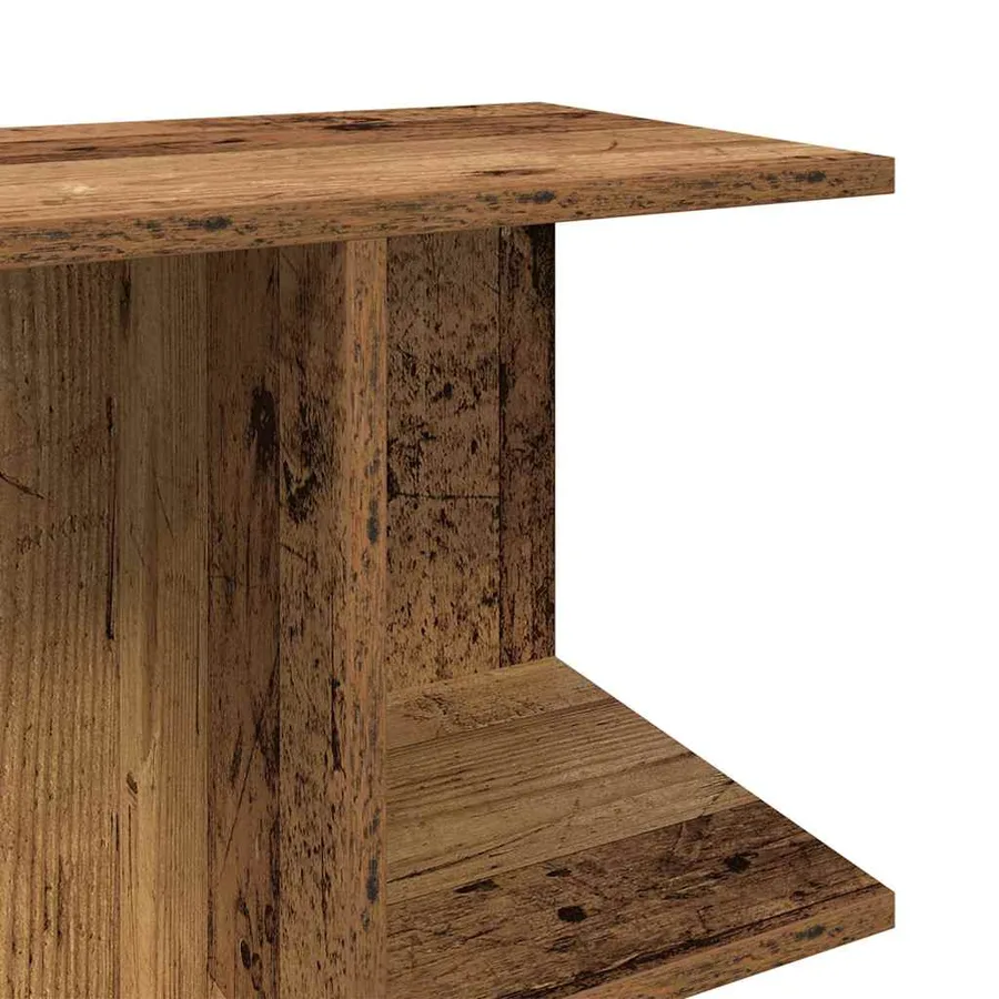 Tables de chevet 2 pcs vieux bois 46,5x29x61 cm bois ingénierie - 9