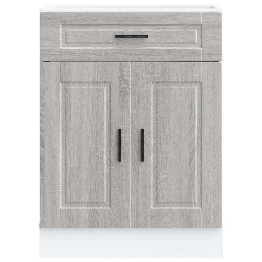 Armoire de cuisine Porto sonoma gris bois d'ingénierie - 4