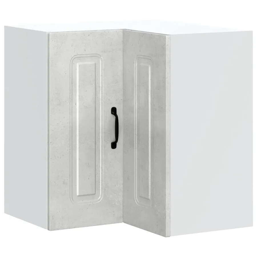 Armoire murale d'angle de cuisine Kalmar gris béton - 2