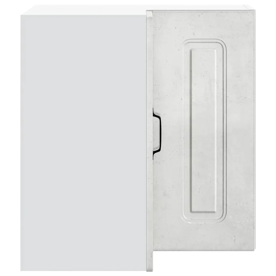 Armoire murale d'angle de cuisine Kalmar gris béton - 6