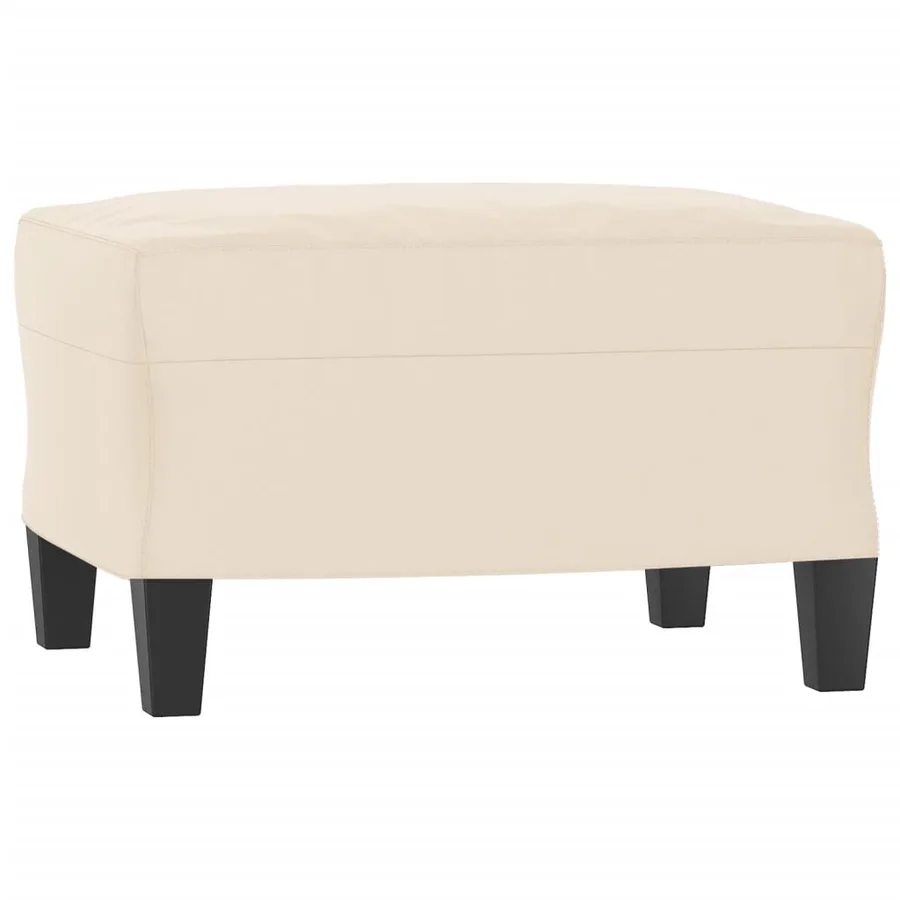 Ensemble de canapés 4 pcs avec coussins beige tissu microfibre - 6
