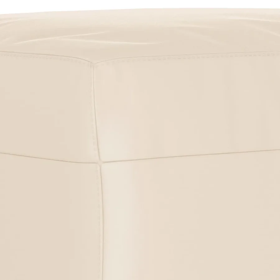 Ensemble de canapés 4 pcs avec coussins beige tissu microfibre - 8
