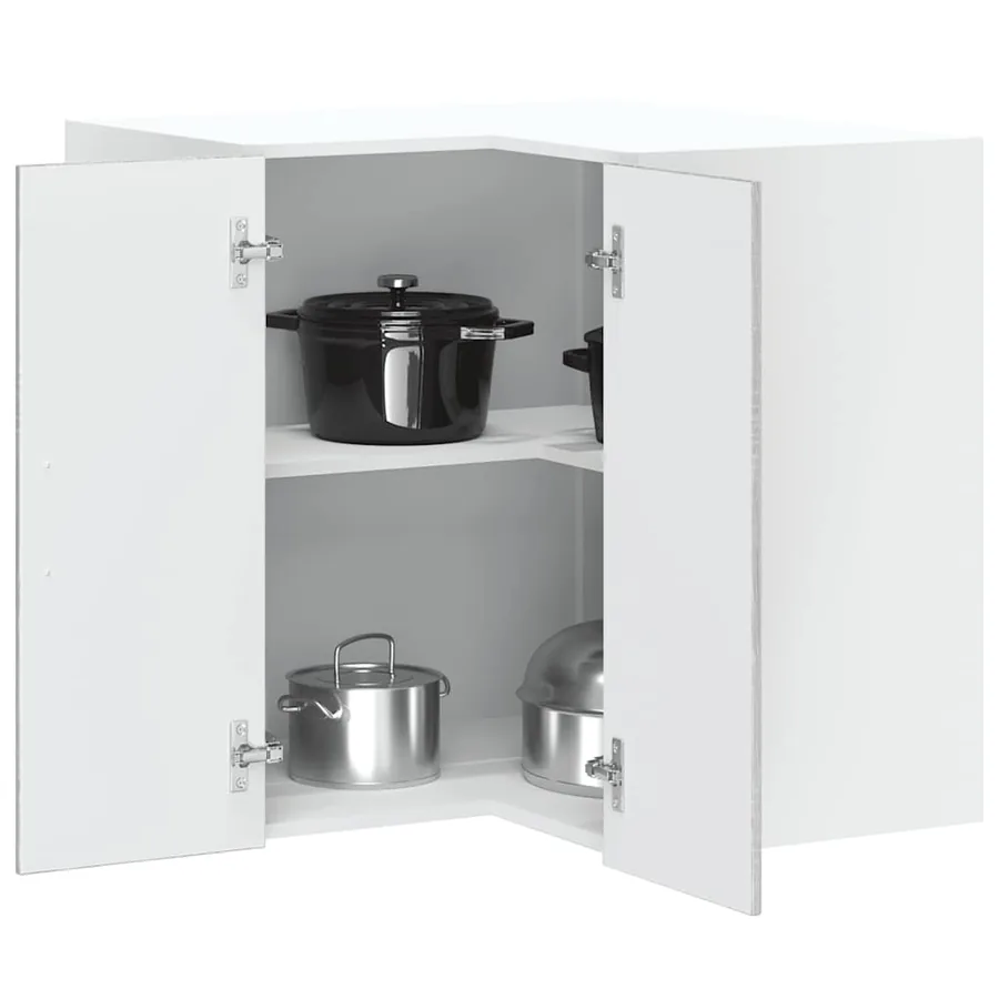 Armoire murale d'angle de cuisine Kalmar sonoma gris
