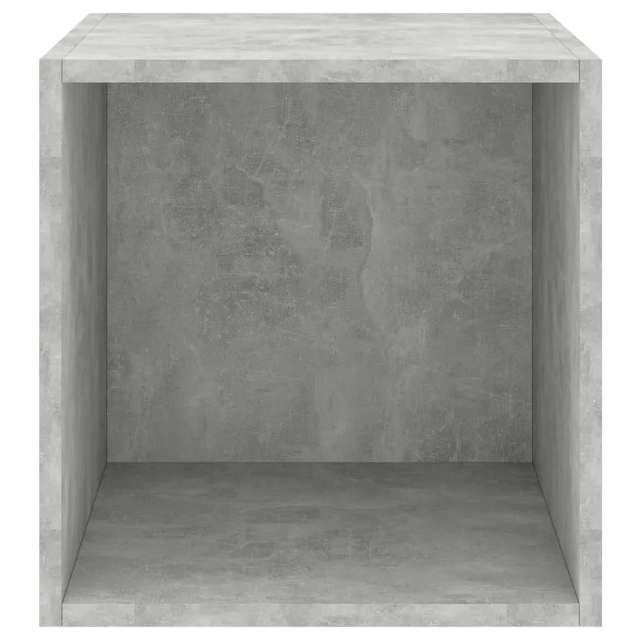 Armoire murale Gris béton 37x37x37 cm Bois d’ingénierie - 9