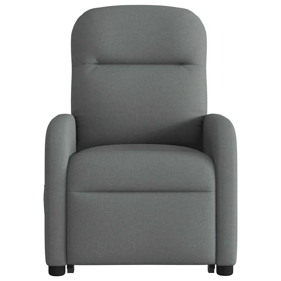 Fauteuil inclinable Gris foncé Tissu - 5