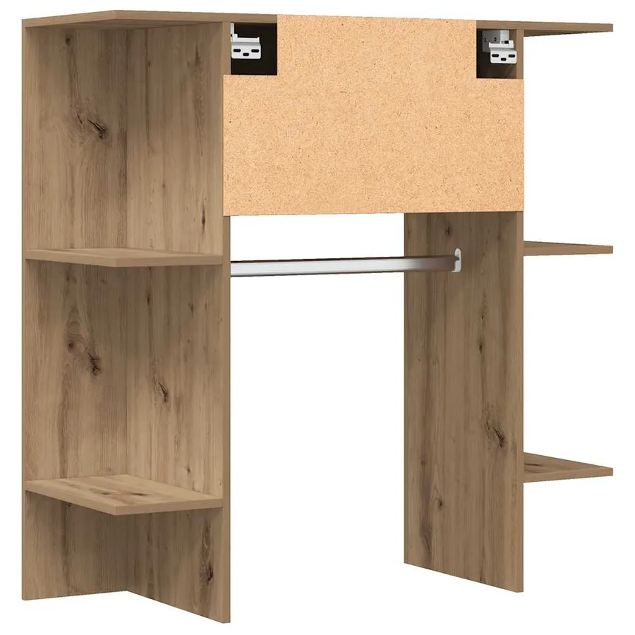Armoire de couloir chêne artisanal 97,5x37x99cm bois ingénierie - 6