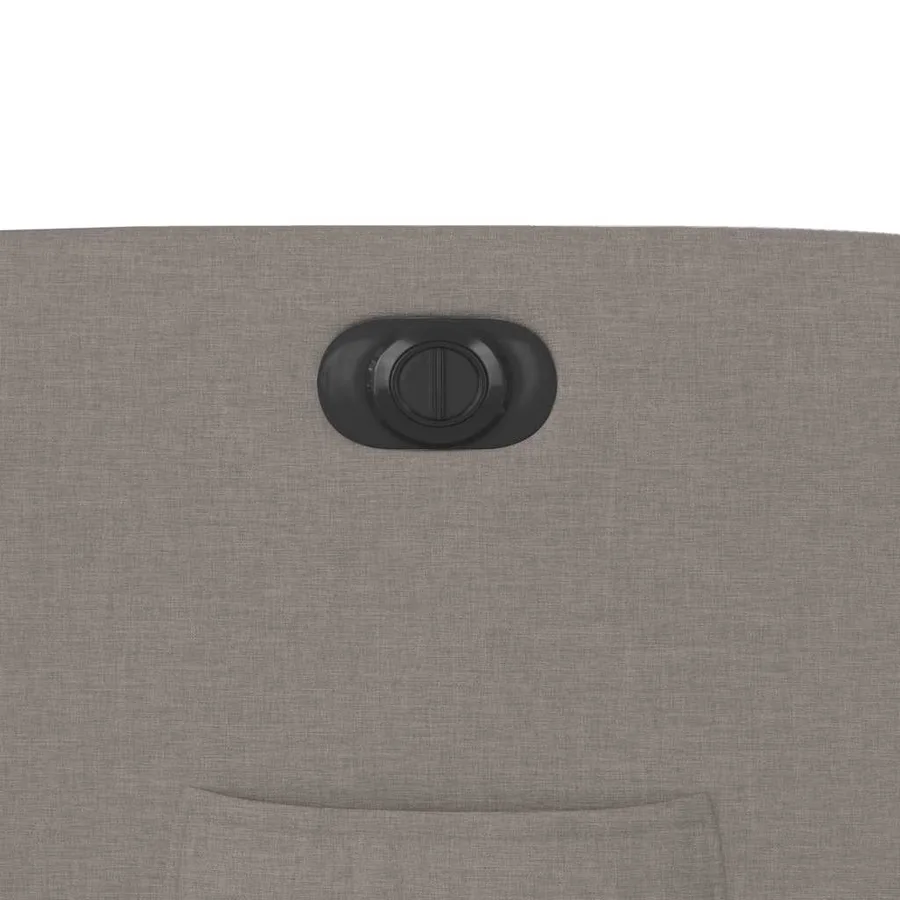 Fauteuil inclinable électrique Taupe Tissu - 12