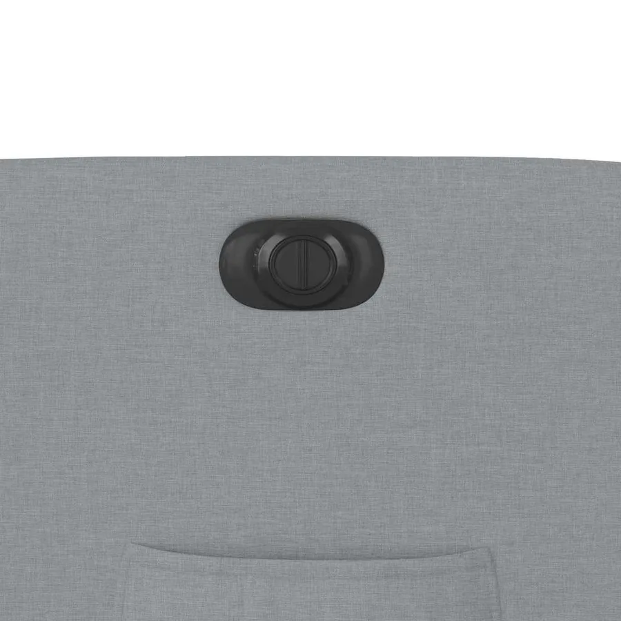 Fauteuil inclinable électrique Gris clair Tissu - 12