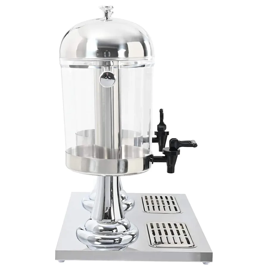 Double distributeur de jus en acier inoxydable 2 x 8 L - 3