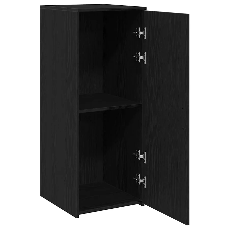 Armoire de rangement Noir 40x45x103,5 cm Bois d'ingénierie - 4