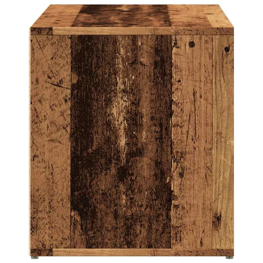 Banc d'entrée 80x40x45 cm vieux bois bois d'ingénierie - 5