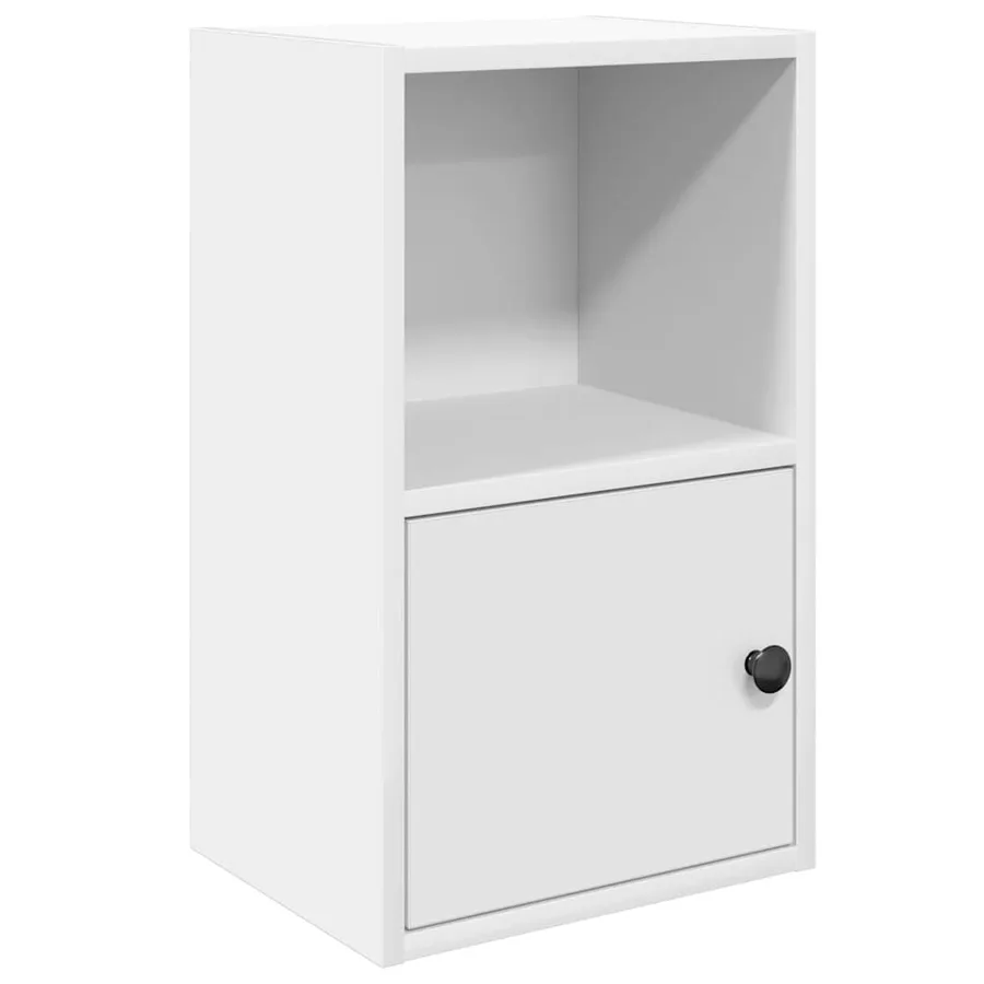 Bibliothèque blanc 31x24x52 cm bois d'ingénierie - 2