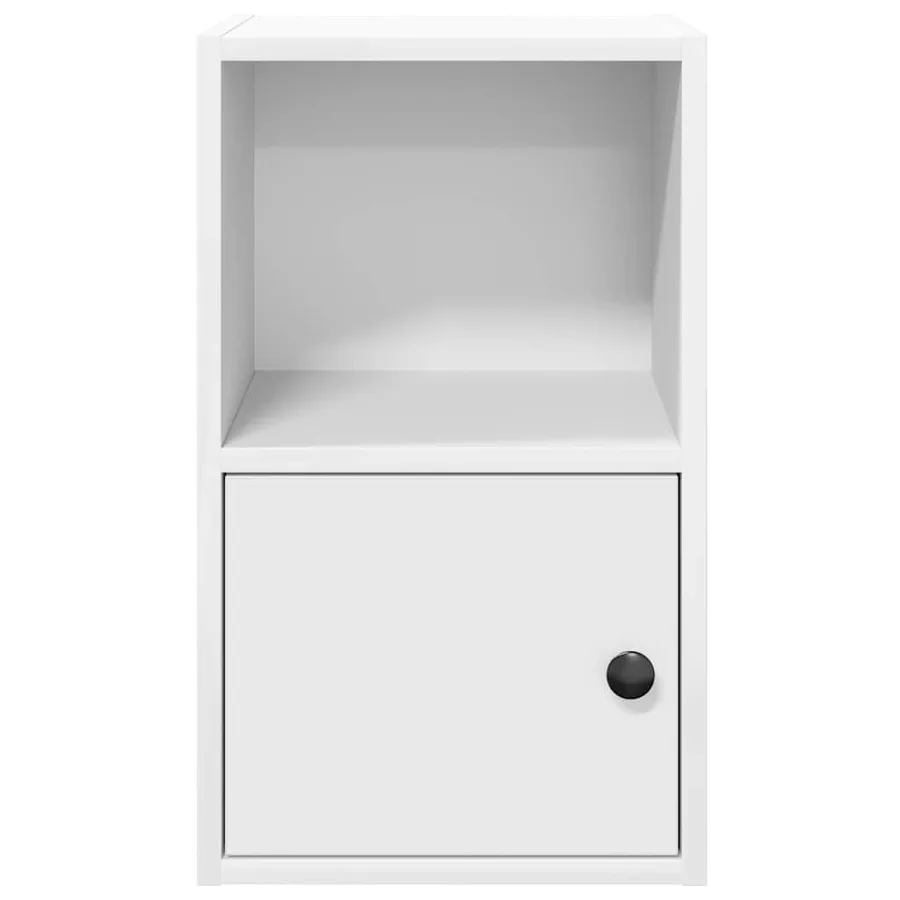 Bibliothèque blanc 31x24x52 cm bois d'ingénierie - 5
