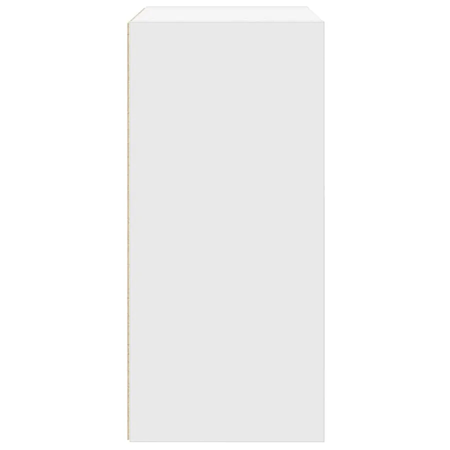 Bibliothèque blanc 31x24x52 cm bois d'ingénierie - 6
