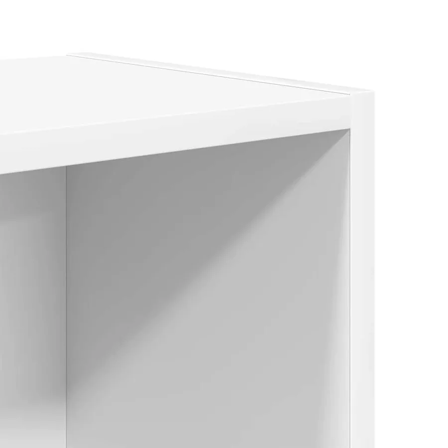 Bibliothèque blanc 31x24x52 cm bois d'ingénierie - 9