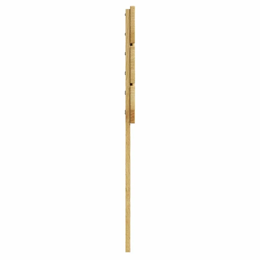 Tête de lit 100 cm en bois massif de chêne - 5