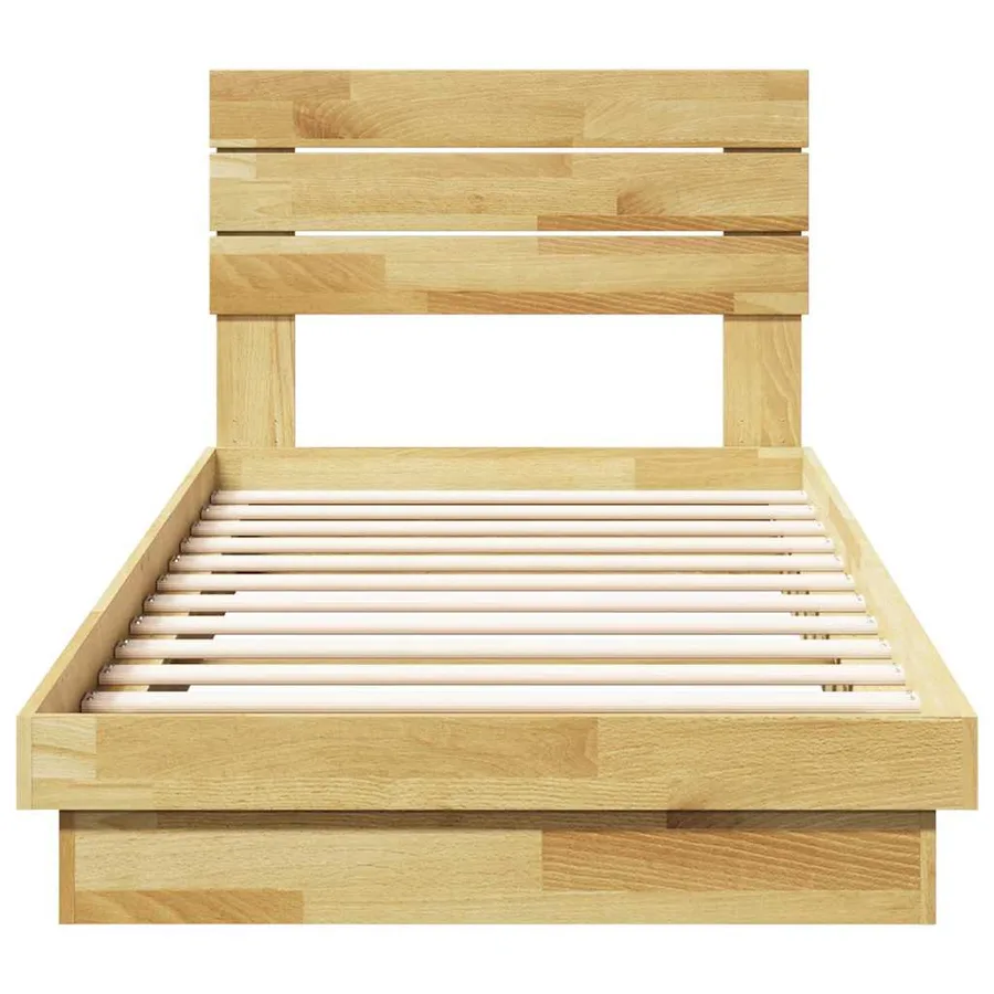 Cadre de lit avec tête de lit sans matelas 100x200 cm - 6