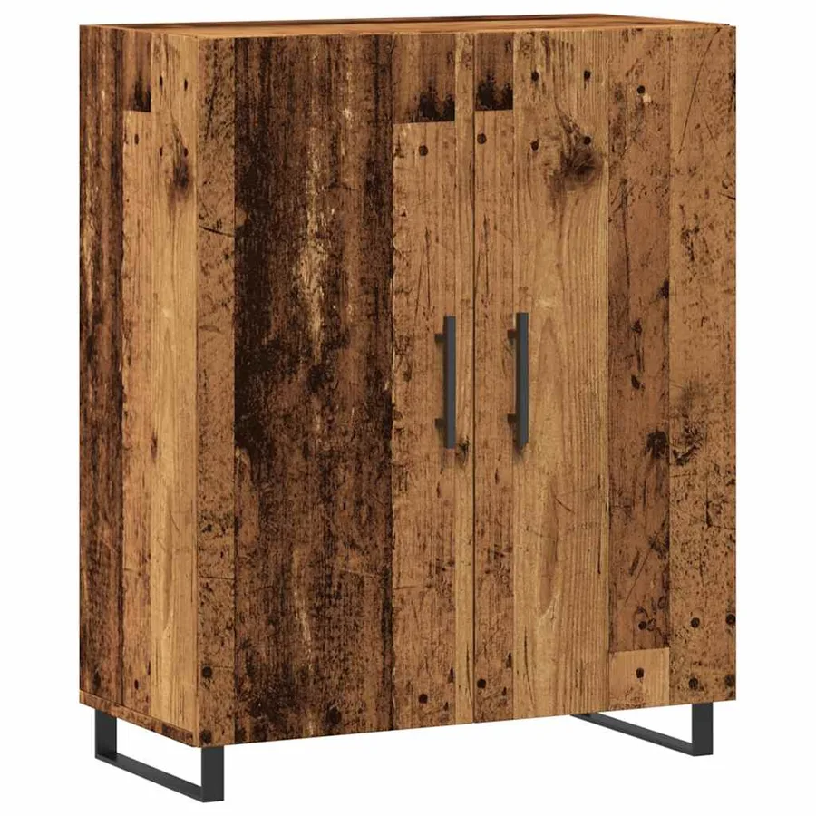Buffet vieux bois 69,5x34x90 cm bois d'ingénierie - 2