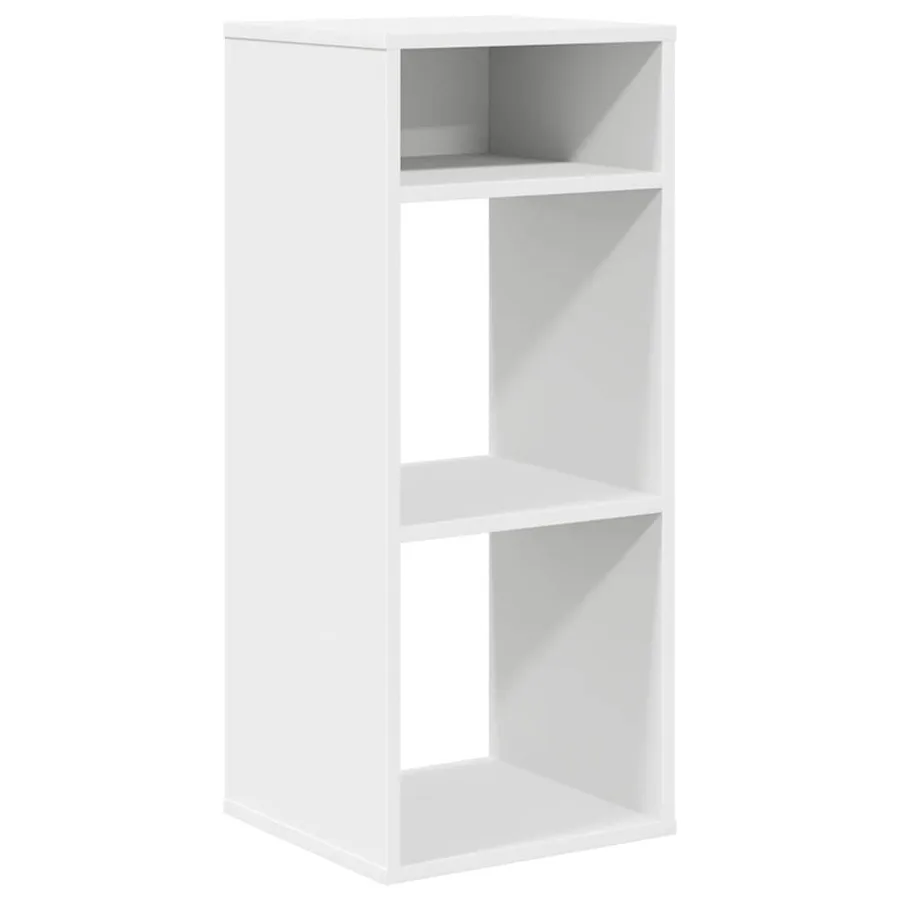 Bibliothèque blanc 34x31x80 cm bois d'ingénierie - 2