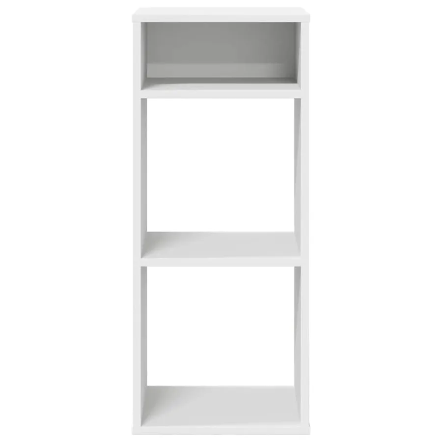 Bibliothèque blanc 34x31x80 cm bois d'ingénierie - 4