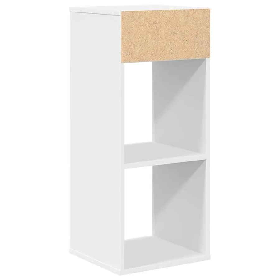 Bibliothèque blanc 34x31x80 cm bois d'ingénierie - 6