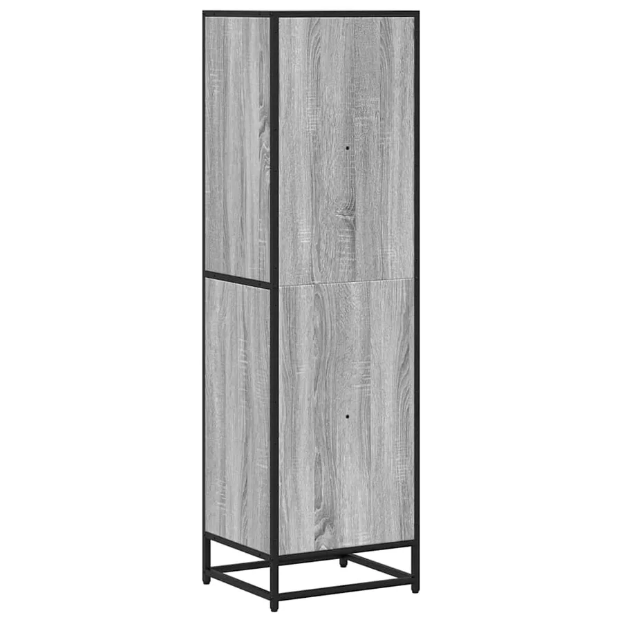 Bibliothèque sonoma gris 40x35x139 cm bois d'ingénierie - 6
