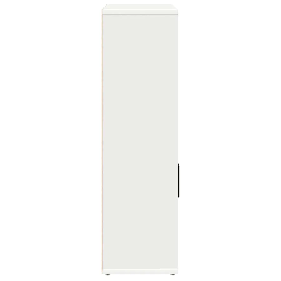 Bibliothèque blanc 60x24x85 cm bois d'ingénierie - 6