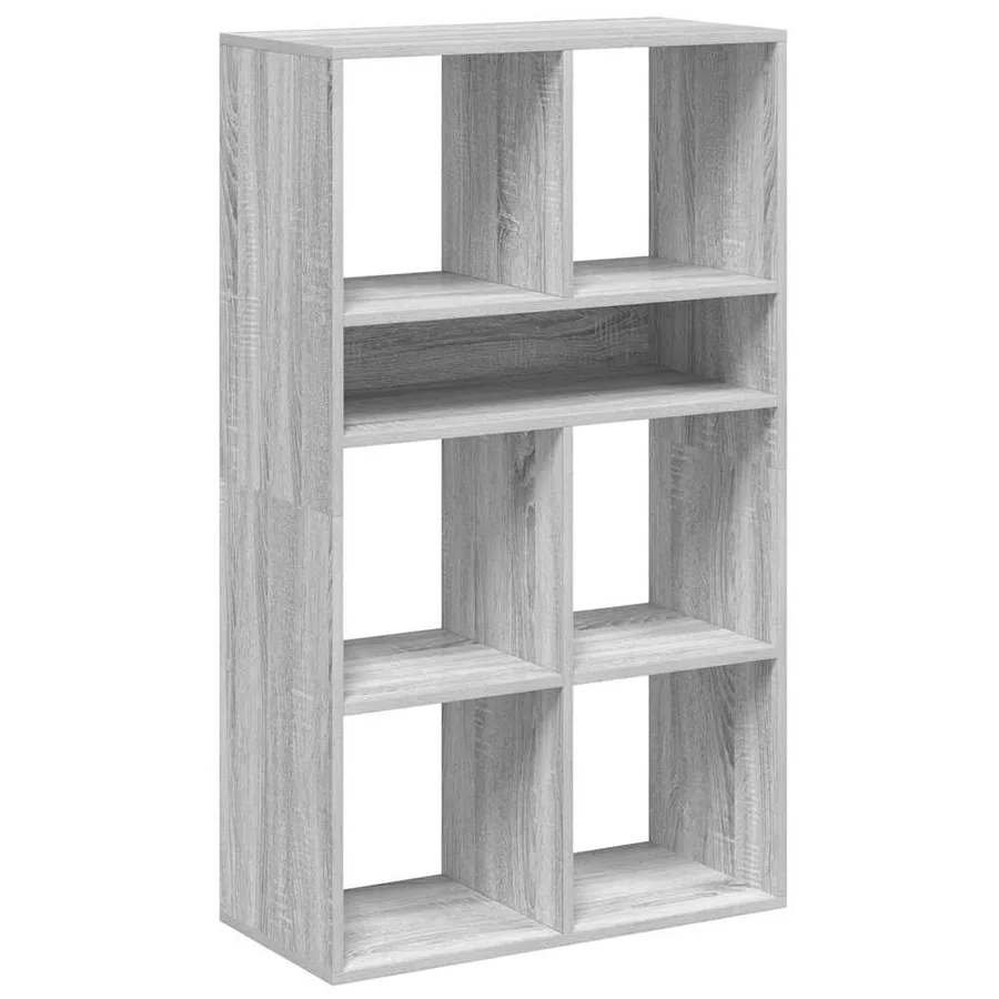 Bibliothèque sonoma gris 66x31x112 cm bois d'ingénierie - 2