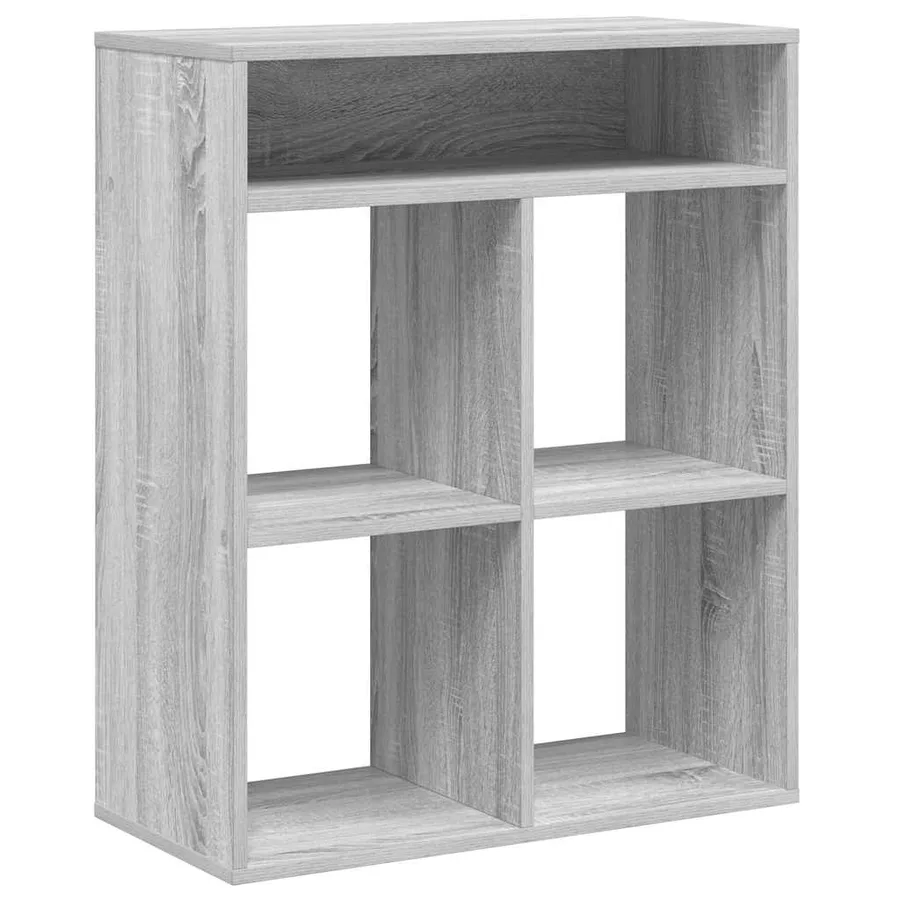 Bibliothèque sonoma gris 66x31x80 cm bois d'ingénierie - 2