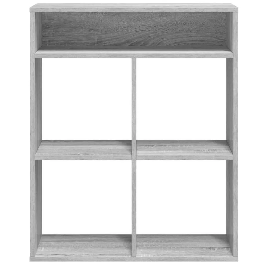 Bibliothèque sonoma gris 66x31x80 cm bois d'ingénierie - 4