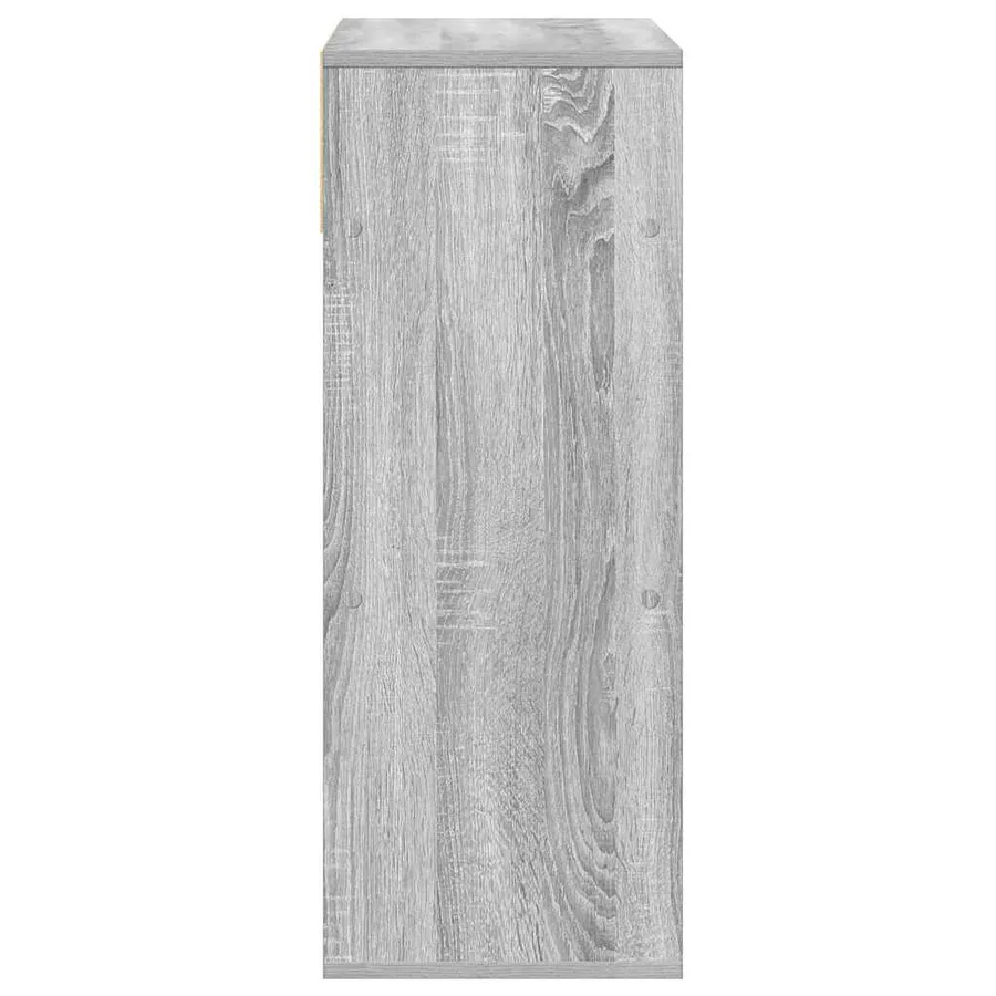 Bibliothèque sonoma gris 66x31x80 cm bois d'ingénierie - 5