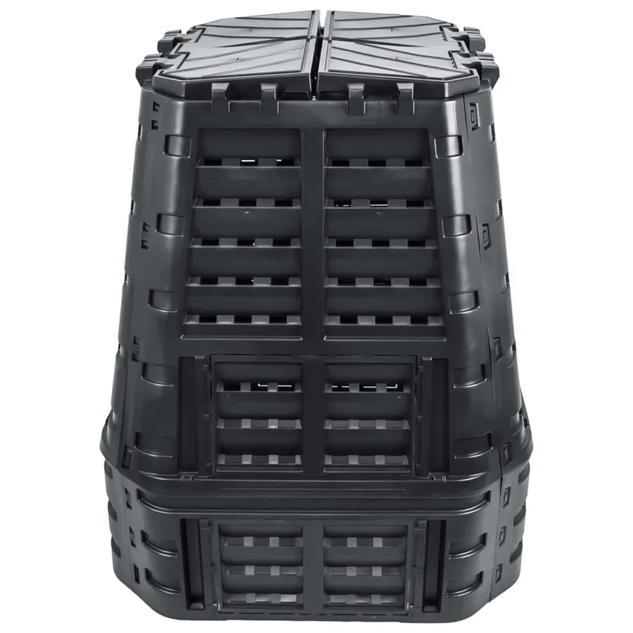Composteur de jardin Noir 93,3x93,3x113 cm 740 L - 3
