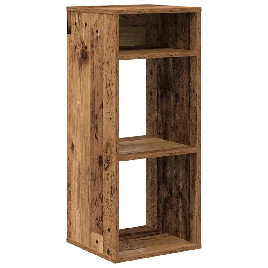 Bibliothèque vieux bois 34x31x80 cm bois d'ingénierie - 2