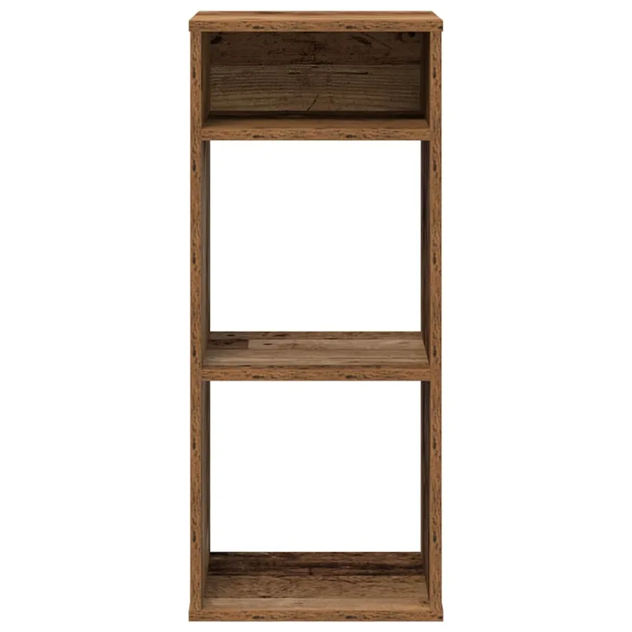 Bibliothèque vieux bois 34x31x80 cm bois d'ingénierie - 4