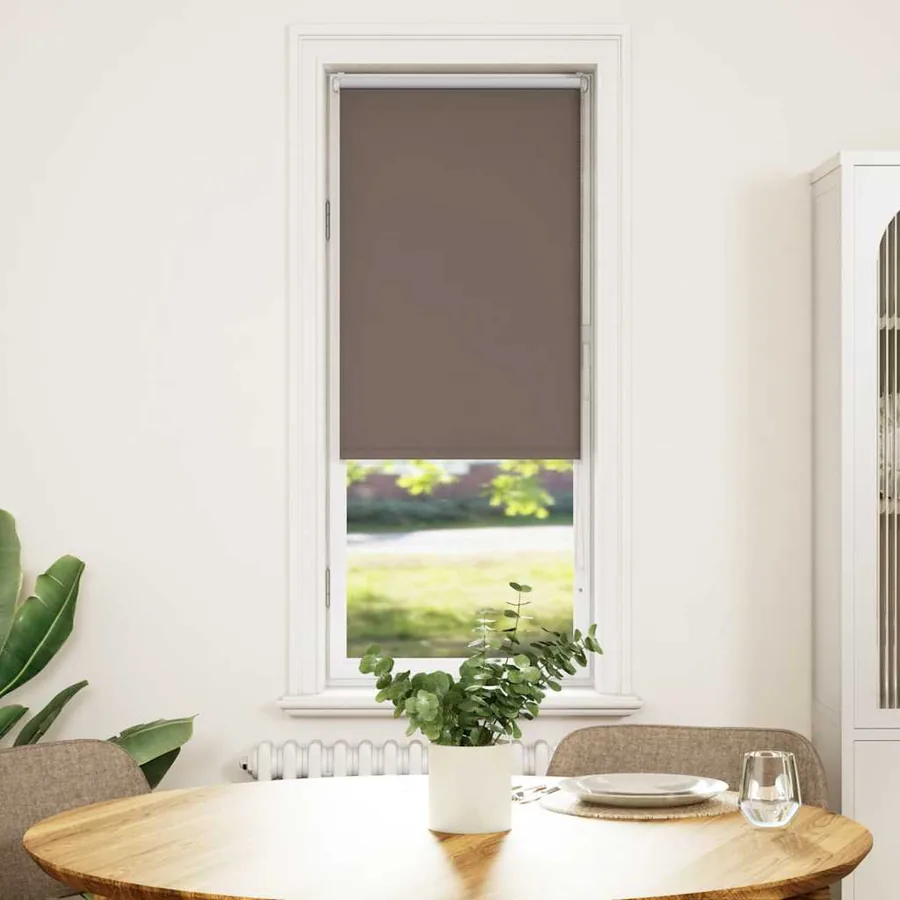 Store enrouleur occultant café 60x175cm largeur du tissu 55,7cm
