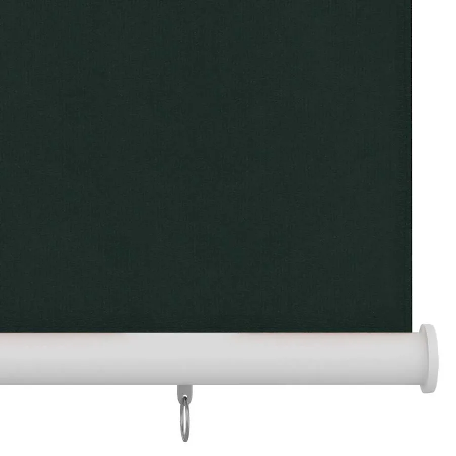 Store roulant d'extérieur 185 (l) x 140 (H) cm vert foncé HDPE - 4