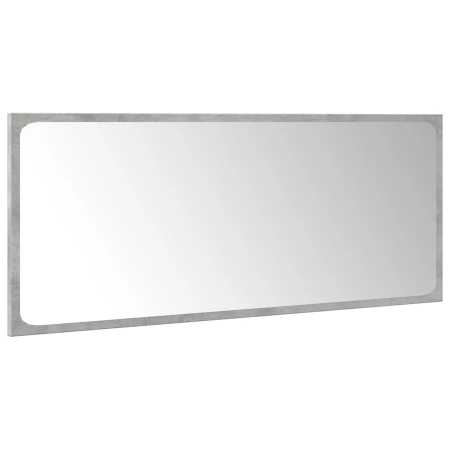 Ensemble de meubles de salle de bain 4 pcs gris béton - 4