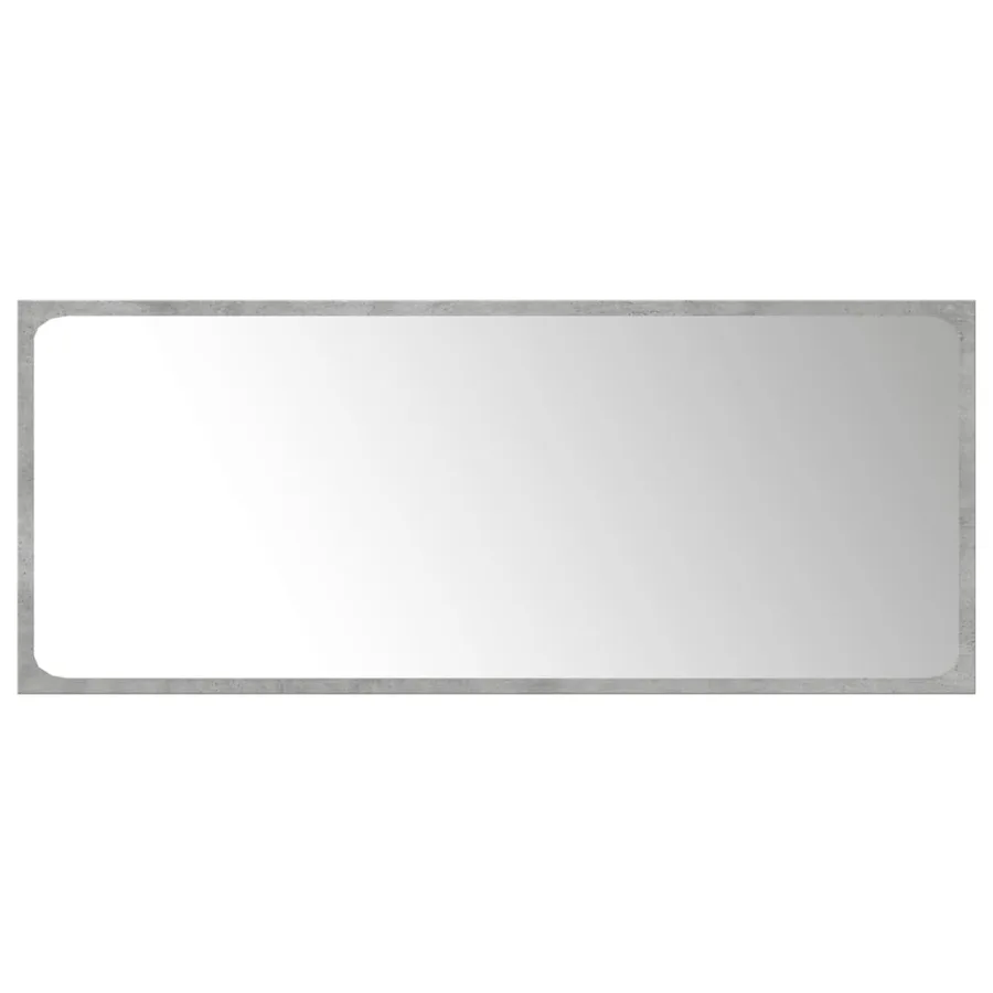 Ensemble de meubles de salle de bain 4 pcs gris béton - 5