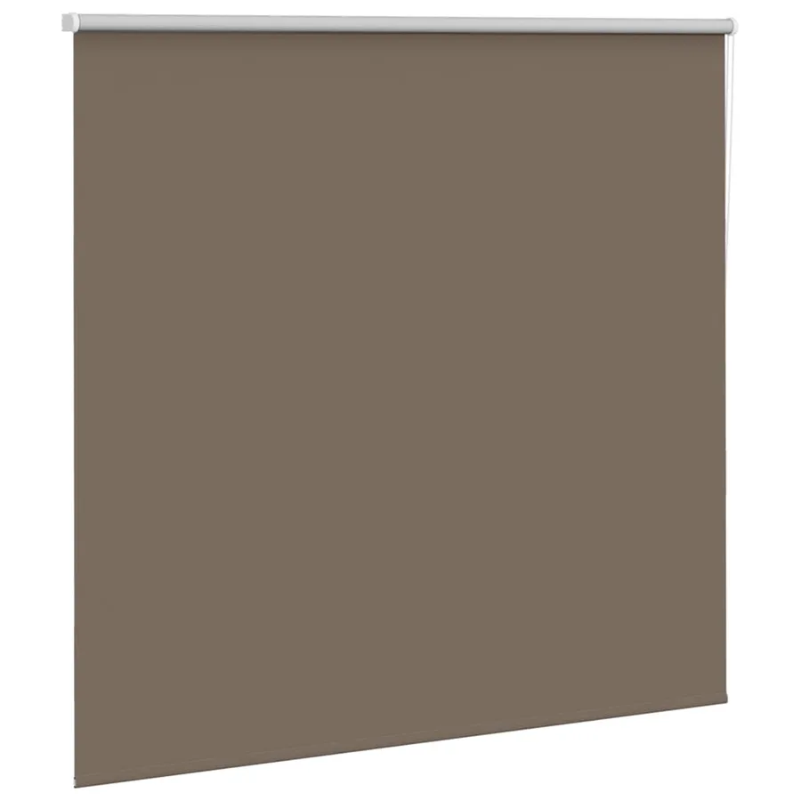 Store enrouleur occultant café 145x130cm largeur du tissu - 3