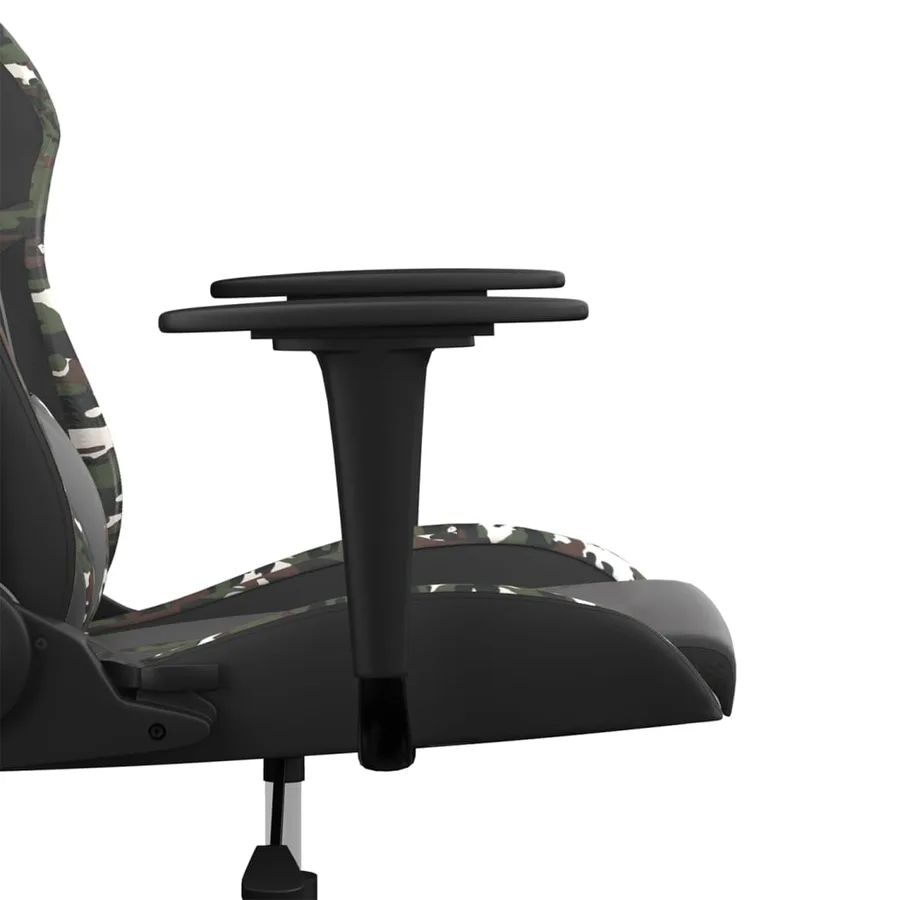 Chaise de jeu Noir et camouflage Similicuir - 10