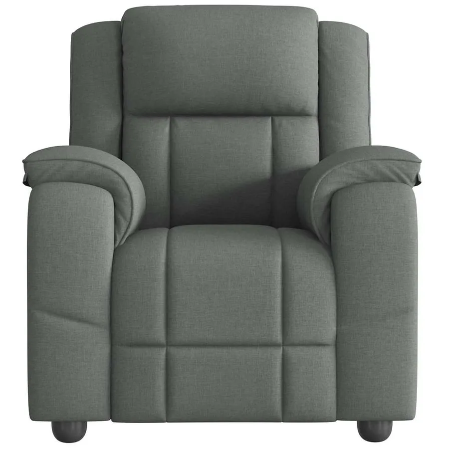 Fauteuil inclinable Gris foncé Tissu - 3