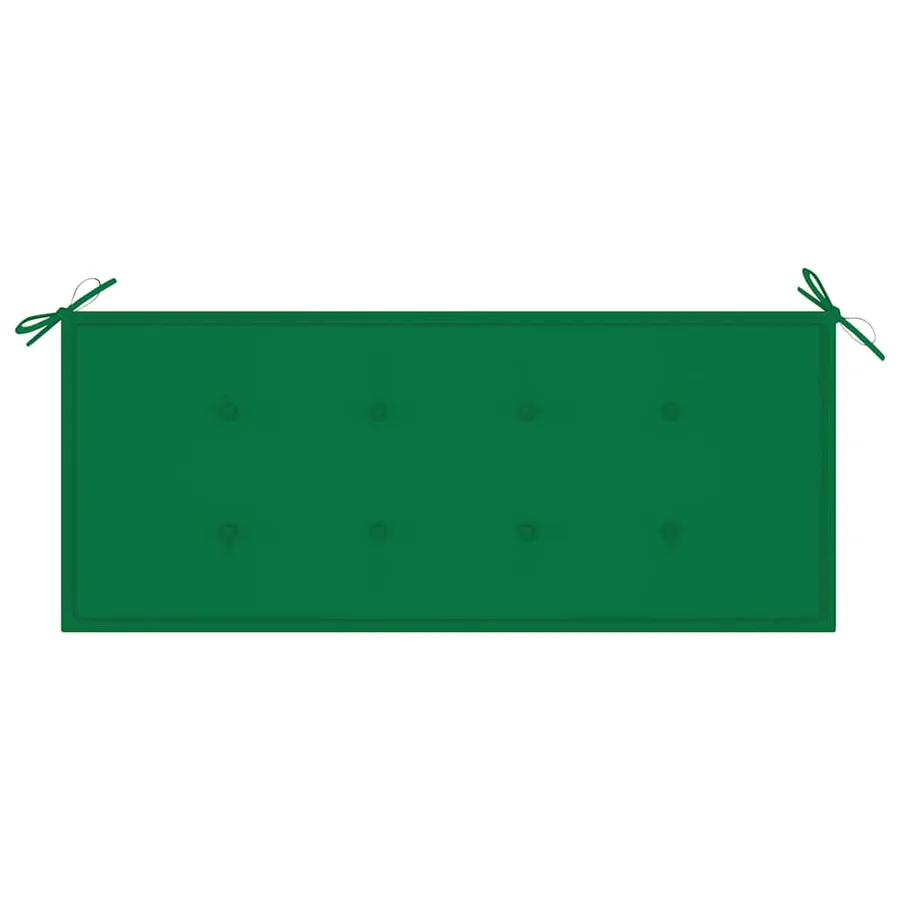 Banc de jardin 2 places avec coussin 120 cm Bois d'eucalyptus - 7