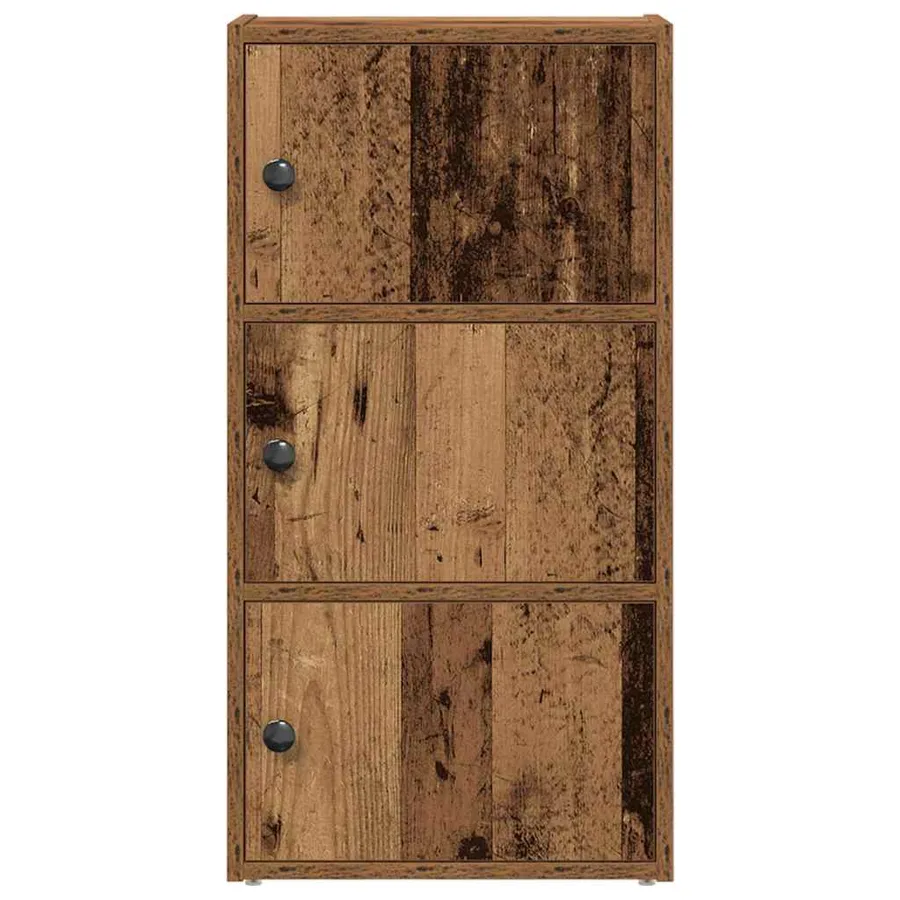 Bibliothèque vieux bois 40x24x77 cm bois d'ingénierie - 4